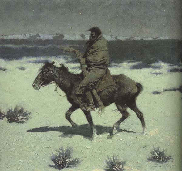 Frederic Remington The Luckless Hunter (mk43)